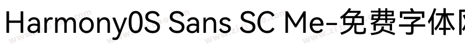 Harmony0S Sans SC Me字体转换